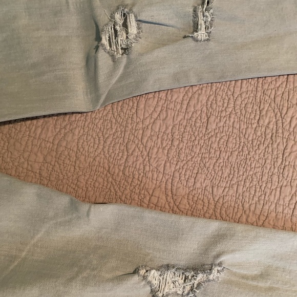 Rag & Bone Gray distressed skinny jeans - Picture 4 of 6